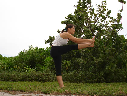 Bikram Standing Head to Knee Pose